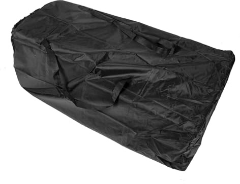Kinderwagentasche fürs Flugzeug aus Nylon mit Kordelzug Schwarz