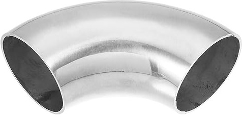 QUARKZMAN 90 Gradi Inossidabile Acciaio Auto Scarico Gomito Tubo 0.06 Spessore DA 1,75