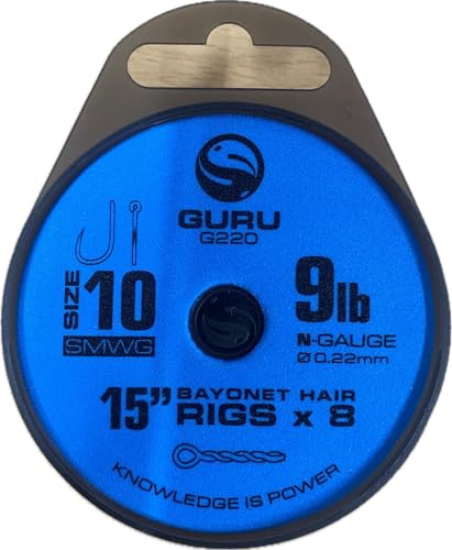 Guru SMWG 38,1 cm Bajonett-Haar-Rigs ohne Widerhaken