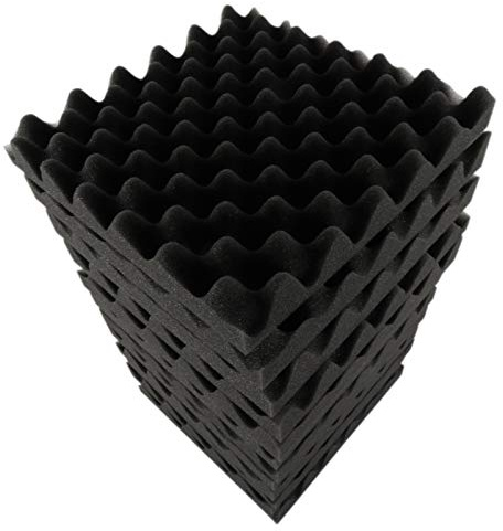 COMETX Egg Foam Padding 12PCS 30 * 30 * 5cm Foam Panels Egg Foam Pad Sound Isolation Foam for Home Studio Theater KTV