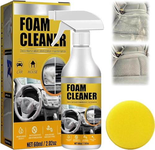 Auto Innenraum Schaum Refinisher Reiniger, Multifunktionaler Auto Schaumreiniger Schaumreiniger Allzweck-Schaumreiniger für Auto, All Around Master Schaumreiniger für Reinigung aller