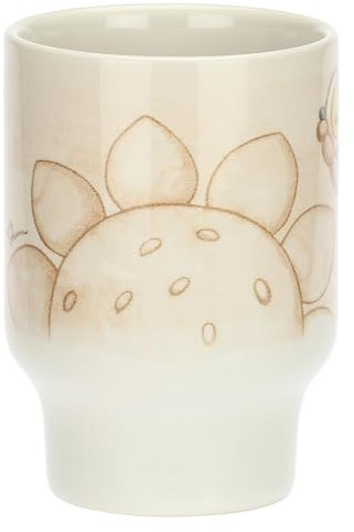 THUN, Portaspazzolino in Gres, Linea Elegance, Idea Regalo per la Casa, 8 x 8 x 11 cm