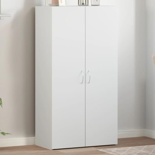 CFODOJ Möbelstück Aktenschrank weiß 60x32x115 cm Holzwerkstoff