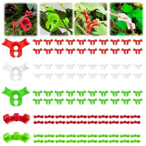 120 Stück Pflanzenbieger Lst Clips Pflanzen Clips 90 Grad Low Stress Training Clips Pflanzentrainer für Niedrige Belastung Pflanzenclips Zum Biegen von Pflanzenstämmen Ändern der Wuchsrichtung