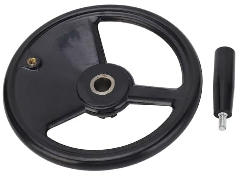 MOZUO Milling Handwheel 22mm Center Hole 250mm Outer Diameter Round Wheel Handle Lathe Milling Machine Grinder Handwheel Machine Tool Milling Machine Lathe Accessories