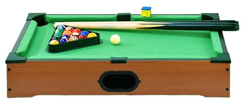 Ensemble de table de billard miniature - Jeu de billard de table compact. Accessoires - Parfait pour s'amuser en famille, voyage, jeu interactif pour garçons et filles