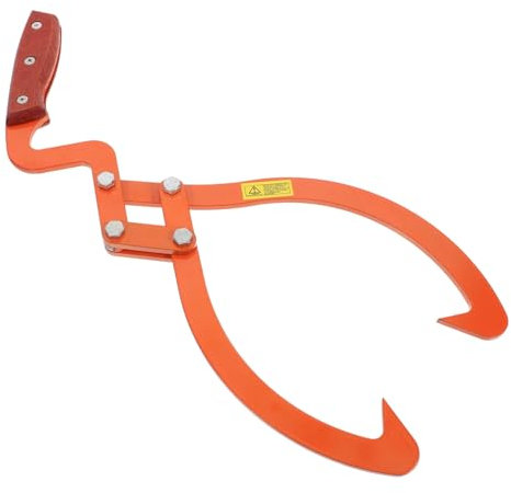 Hemobllo Manuale Ergonomico Per Sollevamento Tronchi Strumento Da Giardino Resistente Per Sollevare e Trasportare Legname Pinza Per Tronchi Alta Resistenza