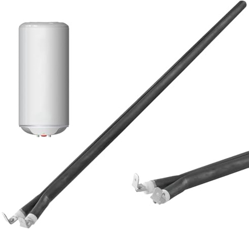 Repuesto Técnico | Resistencia Monoblock para Termo Eléctrico 1000W | Tipo Pinza, Largo 410 mm | No Sumergida, Fácil Instalación | Compatible con Calentadores de Agua 230V