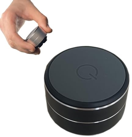 Buzzgo Speaker, Buzzgo Bluetooth Speaker, Stereo Bass Portable Small Wireless with Suction Cup, Bone Conduction Resonance Subwoofer (Black)