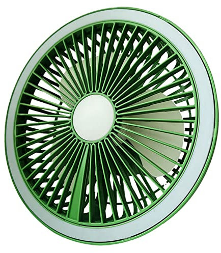 Ventilador portátil de camping USB para exteriores, ventilador de techo, luz LED, recargable, multifuncional, soporte de escritorio, ventilador de refrigeración por aire