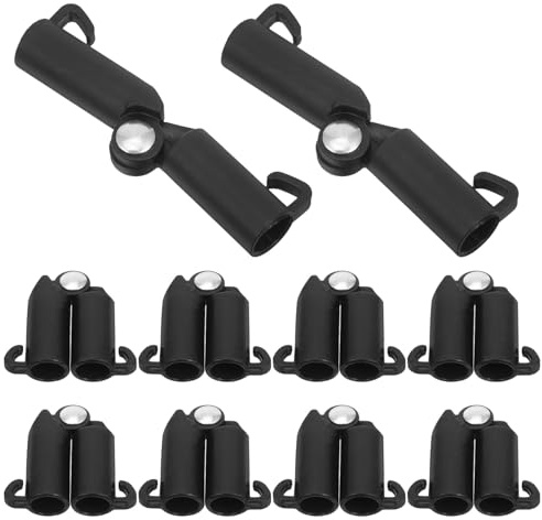 DECHOUS 10 pièces Connecteur B-Type Réglable pour Plantes Clips Plastique Durables pour Serre Jardin Serre Tunnel Arceaux Lot