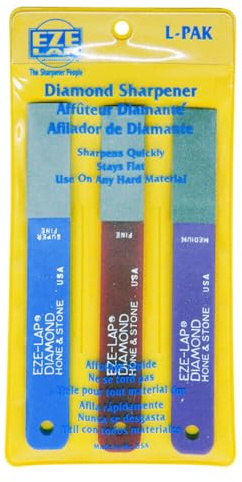 EZE-LAP EZLPACK-BRK Diamond Sharpener Set, Asst