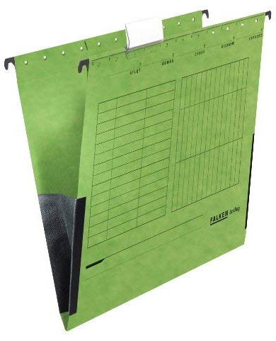 FALKEN Hängetaschen UNIREG/grau/DIN A4 / 230 g/m² (Hängetaschen, grün, 1)