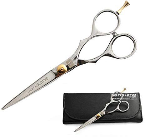 Perfect Hair Scissors for Beard Bang Fringe and Moustache Cutting Scissors - Chrome