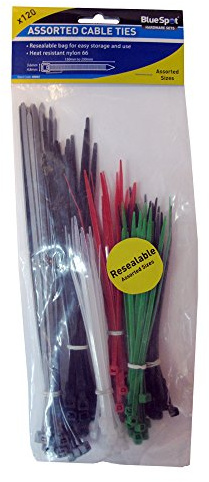 Blue Spot 40062 Cable Ties - Mixed (120-Piece)