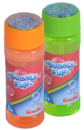 Simba 107286014 - Bubble Fun Seifenblasen 60ml Doppelset