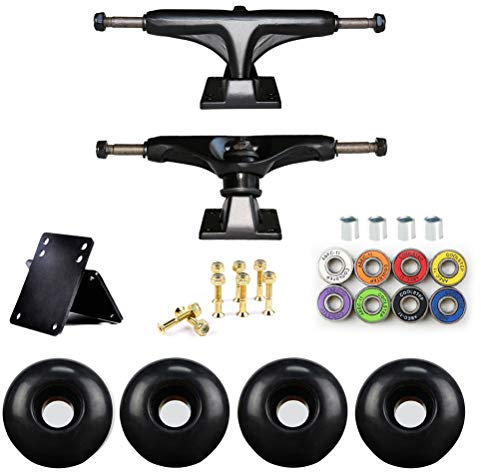 Borstu Skateboard Trucks Skateboard Räder Set Skateboard Achse Bridge Skate Board Halterung Skateboard Hardware PU-Stoßdämpfer