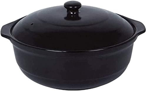 NIUBB 2LCeramic Casserole Bouillie Ragoût Vermicelles Pot Pot à Soupe en Porcelaine au Lithium résistant au feu