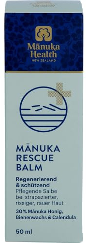 Manuka Health Rescue Balm bei strapazierter und rauer Haut, 50 ml Balsam