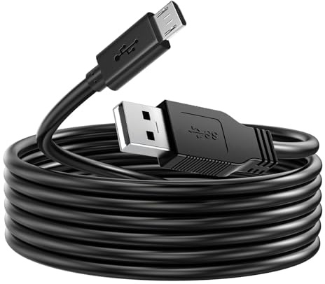 LBSC PS4 Controller Charger - 6ft/1.8m Fast Charging Cable for PlayStation 4 Pro/Slim/Old Xbox One/Dual Shock 4 Controllers/TV Stick