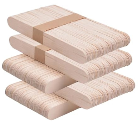 Operitacx 250stücke Holz Bastelstäbe Für Junge Mädchen Diy Handwerk Materialien Handgemachte Sticks Für Bastelbedarf Und Handarbeitsset