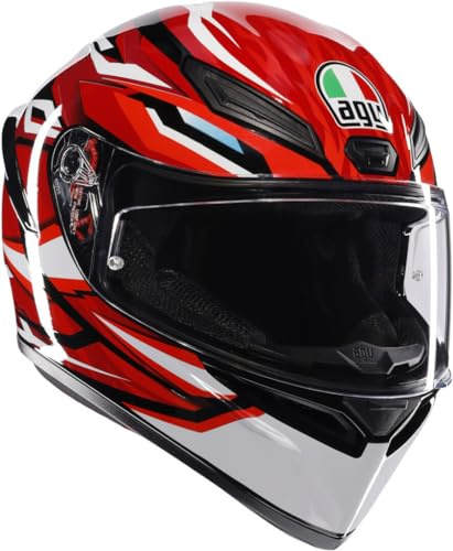 AGV K1 S E2206 LION BLACK/RED/WHITE S