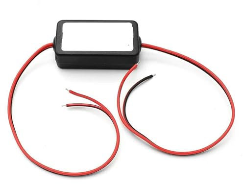 Auto RüCkansicht Kamera 12V DC Power Relais Kondensator Filter Stecker Für Ersatz Auto Kamera Filter Auto Rückansicht Gleichrichter RüCkansicht Kamera(Without DC Plug)