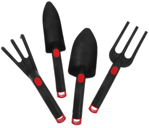 Ensemble D’Outils de Jardinage à Main Portable 1 Set Noir PE