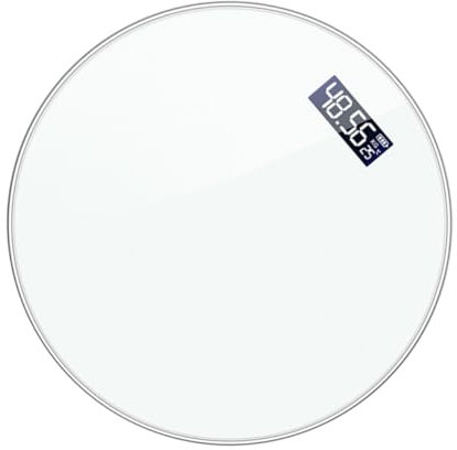 HAWILLOSCH Körperwaage Mit Großem Led-display Hergestellt Aus Hochwertigem Hartglas Und Abs-material Automatische Elektronische Personenwaage Für Hause