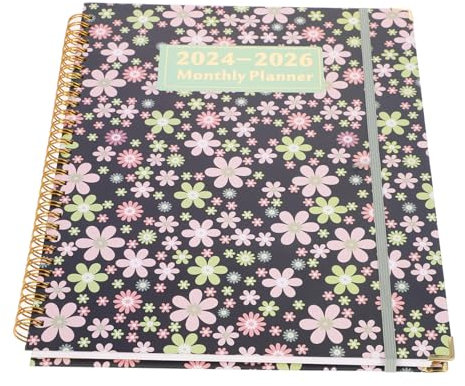 Happyyami Monatsplaner Notizbuch Englischer Zeitplan Kalender Büro Planerbuch Mit Register Für Schüler Studenten Lehrer Und Berufstätige Praktisches Terminkalender Notizheft Familienplaner