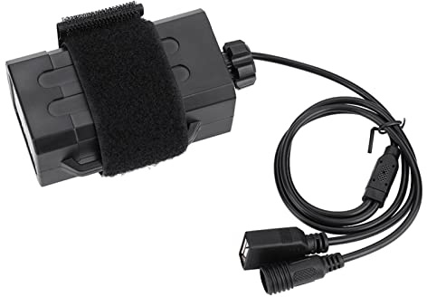 Tomvorks Wasserdicht und Robust, Schalten Sie Ihre Fahrrad Beleuchtung mit 4X Batterien, Kann in EIN Fahrrad-Akku-Gehäuse Verpackt Werden, um Als Telefon-Ladegerät, USB/DC-Schnitts
