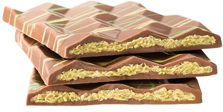 Cioccolato Dubai al Latte 100g con Crema al Pistacchio e Kadayif croccante | Tavoletta Ripiena Gourmet | Made in Italy - Disano | Cuore cremoso al pistacchio e croccante Kunafa