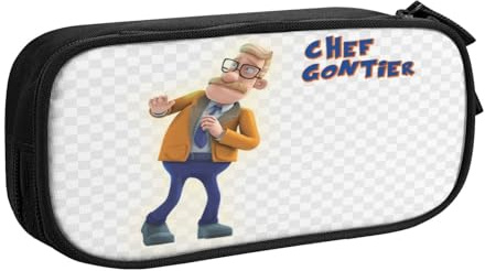 YINGD Inspector Gadget - Estuche para lápices para entusiastas de la EDC, bolsa Oxford compacta para cuchillos, linternas, bolígrafos (transporte diario), multicolor, Estilo europeo y americano, retro