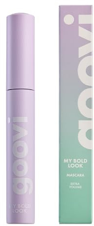 GOOVI My Bold Look Volumising Mascara | Kolossales Wimpernvolumen mit langem Halt, Glänzend schwarzes Finish, 12ml