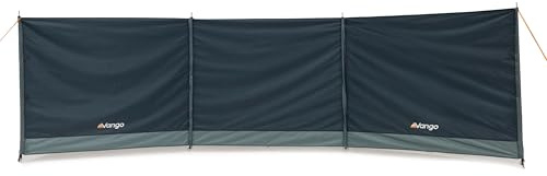 Vango Family Windbreak - PowerPlus Steel Poles, Fire Retardant Fabric, 4,000mm Waterproof Sentinel Active Plus Material, High Visibility Guylines, Compact Carry Bag for Camping, Beach (Sentinel Blue)