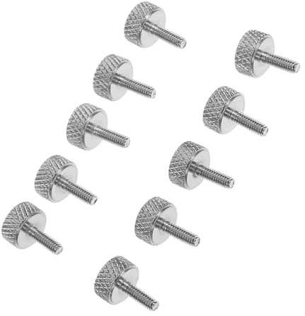Vis 10 pour Moletées de Verrouillage Vernier M2 Métal Pied à Coulisse | Argenté, Installation Rapide et Stabilité de Mesure, Pièces de Rechange Résistantes à L'usure pour Usage Précis