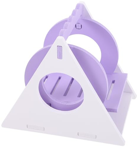 FRCOLOR Balançoire Réduire en Surface et pour Hamster Lisse PVC la Jouet Le Délicat Stress Décorer pour Petits Animaux Cage