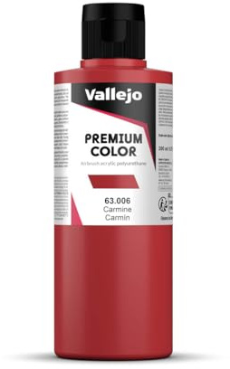 Vallejo-Color Rojo carmín Mate, 200 ml Opaco (063006)