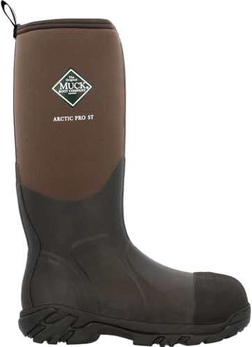 MUCK Men's Arctic Pro Steel Toe Insulated Boot, Brown, Size 13(M)