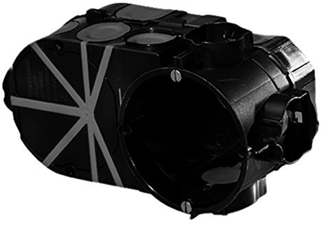 f-tronic Unterputz-Elektronikdose, Winddicht, 67mm tief, E550, Inhalt: 10, Schwarz, Stück