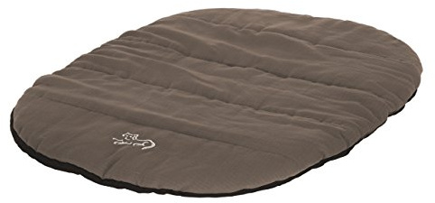 Kerbl Pet Cojín para Mascotas Traveller de Pet, 85 x 65 cm, Gris Topo, para Viajes, cojín para Perros, Enrollable, Superficie Suave, con Funda