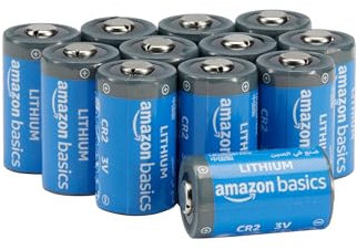 Amazon Basics CR2-Lithium-Batterien, 800 mAh, 3 Volt, langanhaltende Leistung, 12 Stück