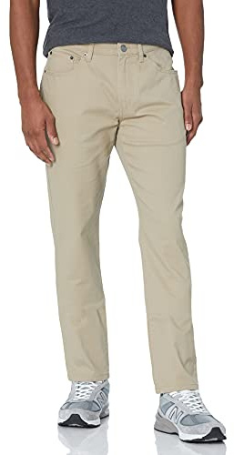 Amazon Essentials Men's Slim-Fit Stretch Cotton Twill Trousers