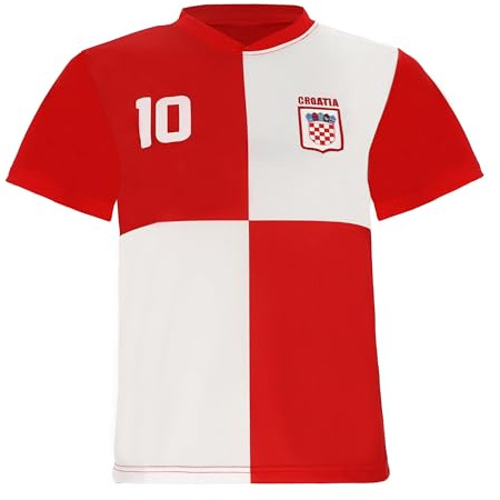 Blackshirt Company Kroatien Trikot Fußball WM EM Fan Trikot Rot