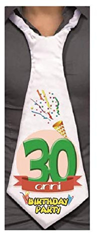 CRAVATTONE 30 ANS - Cravate Gadget idée cadeau fête 30° anniversaire homme Nouveau Modèle