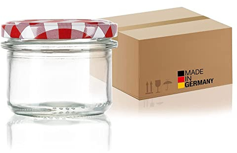 BigDean 36 Marmeladengläser 230ml mit Deckel kleine Schraubgläser TO82