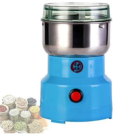 RANRANHOME Multifunction Smash Machine Portable 150G Electric Grain Grinders Mill Stainless Steel Coffee Spice Herb Nut Cereal Ultra Fine Dry Grinder
