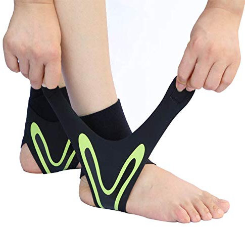 YUTOU 2 Stück Sprunggelenkbandage Fußgelenkbandage Fußbandage Knöchelbandage Bandage Sprunggelenk Sprunggelenk Bandage Knöchelbandage Sprunggelenk extra Knöchel Band Fußbandage Mittelfuß