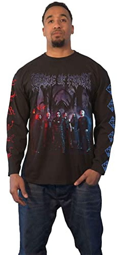 Cradle of Filth Dark Horses and Forces Long Sleeve T Shirt XL Black