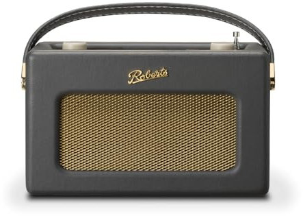Roberts Revival iSTREAML FM/DAB/DAB+/INTERNET Digital Radio with Bluetooth, Charcoal Grey
